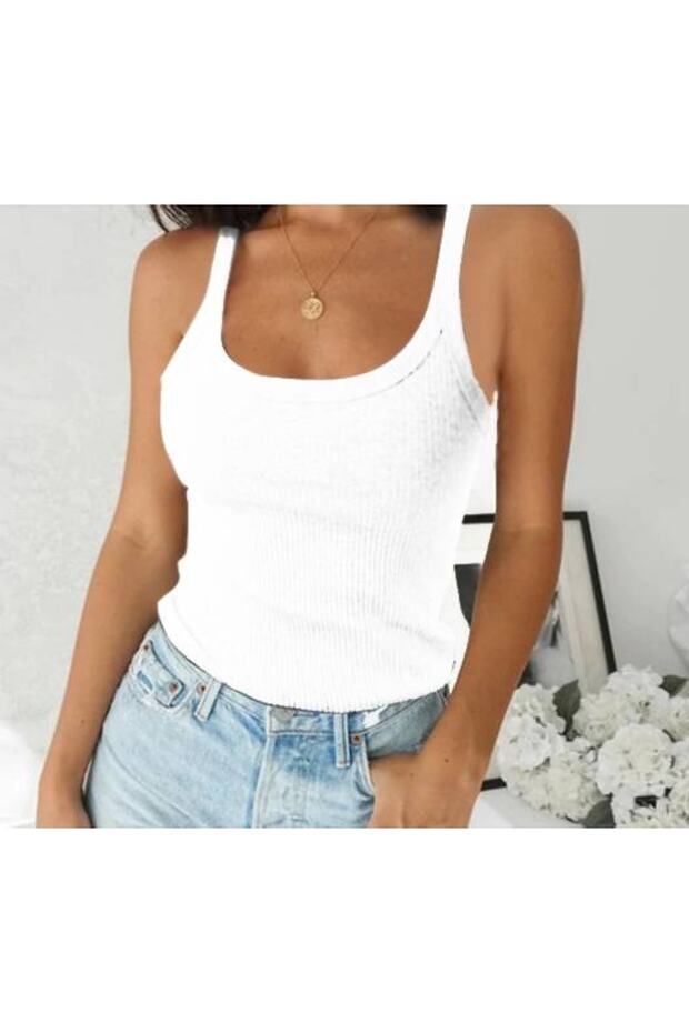 Bayan Bluz Askılı Model - 1