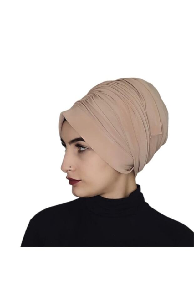 بونيه جاهز برباط بتصميم ملون للبشرة - 5