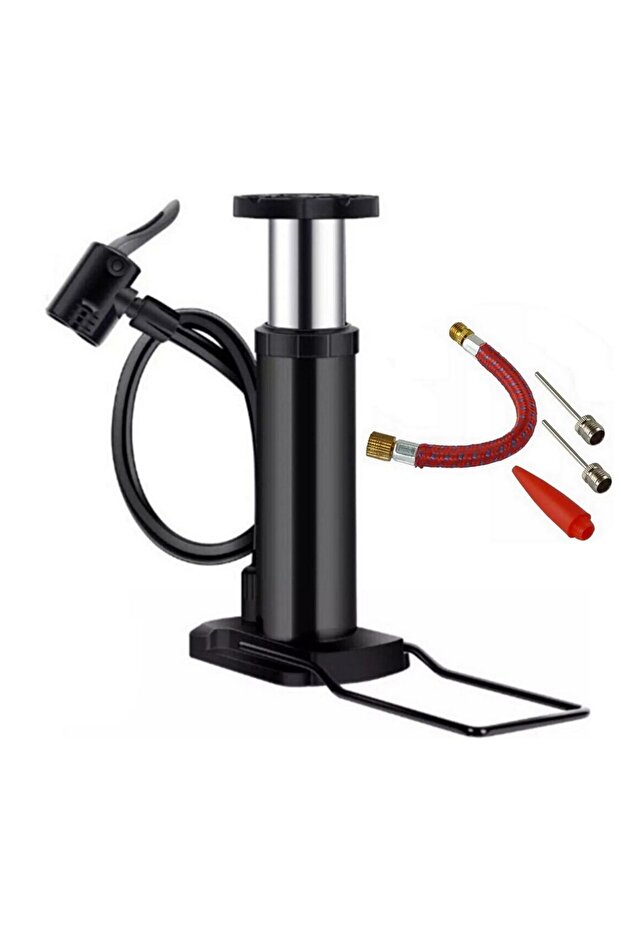 Bicycle Pump Tire Air Inflator Pump Car Motor, Bicycle, Ball, Boots Air Pump 17 Cm + Tips