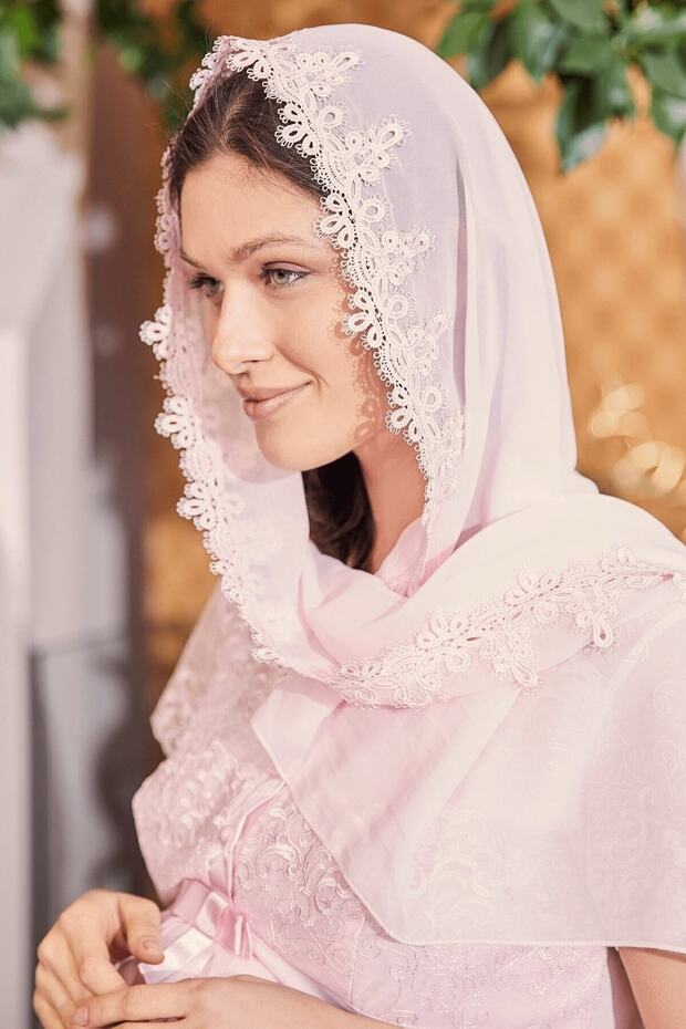 Mevlüt Shawl, Maternity & Maternity Shawl, Guipure Lace Chiffon Shawl