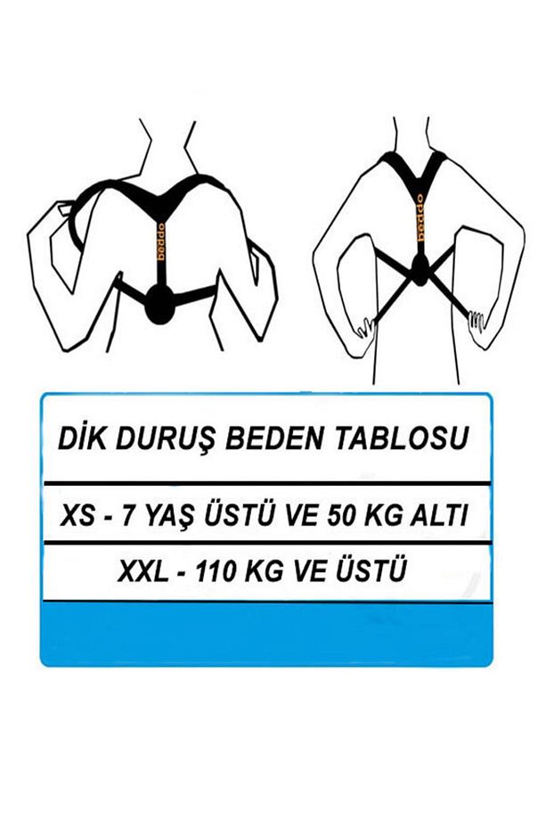 ™ Dik Duruş Aparatı Korsesi / 1 Alana 1 Hediye - 8