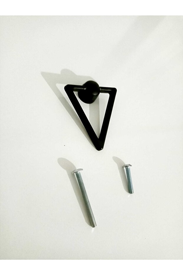 Üçgen Tekli Kulp Siyah - 1