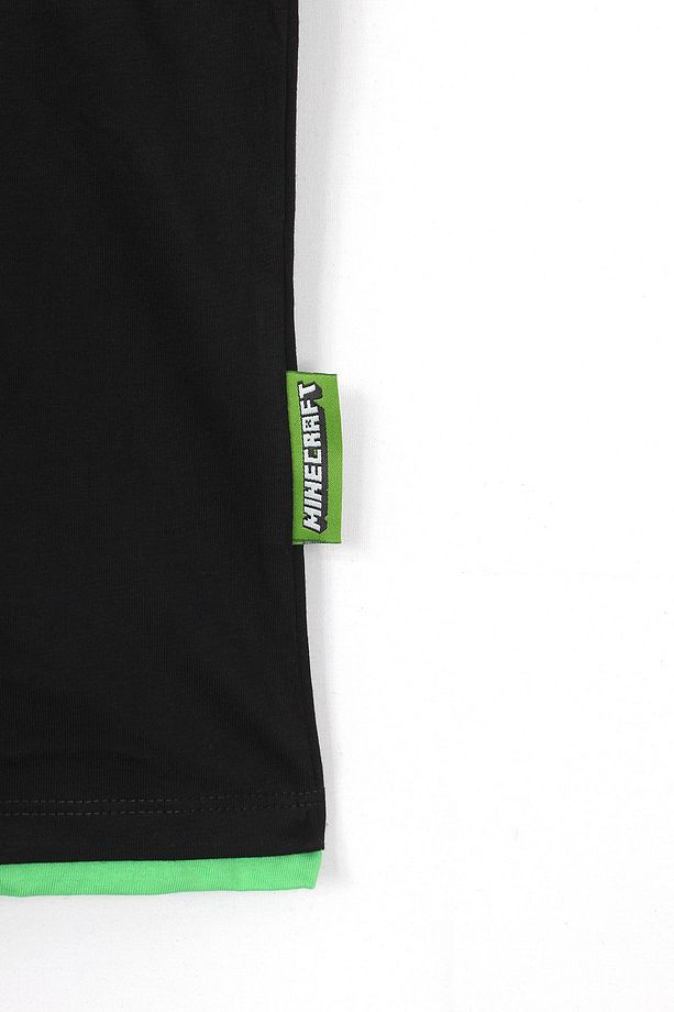 Erkek Çocuk Creeper 3d Baskılı T-shirt Siyah - 2