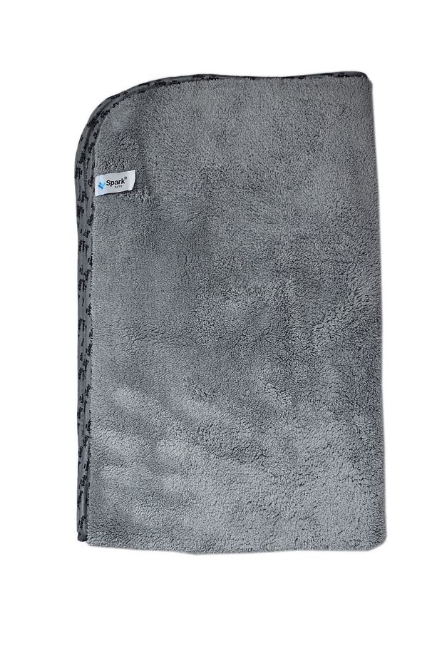 2'li Set Mikrofiber Büyük Boy Peluş Oto Kurulama Bezi Ve Yıkama & Temizlik Süngeri - 5