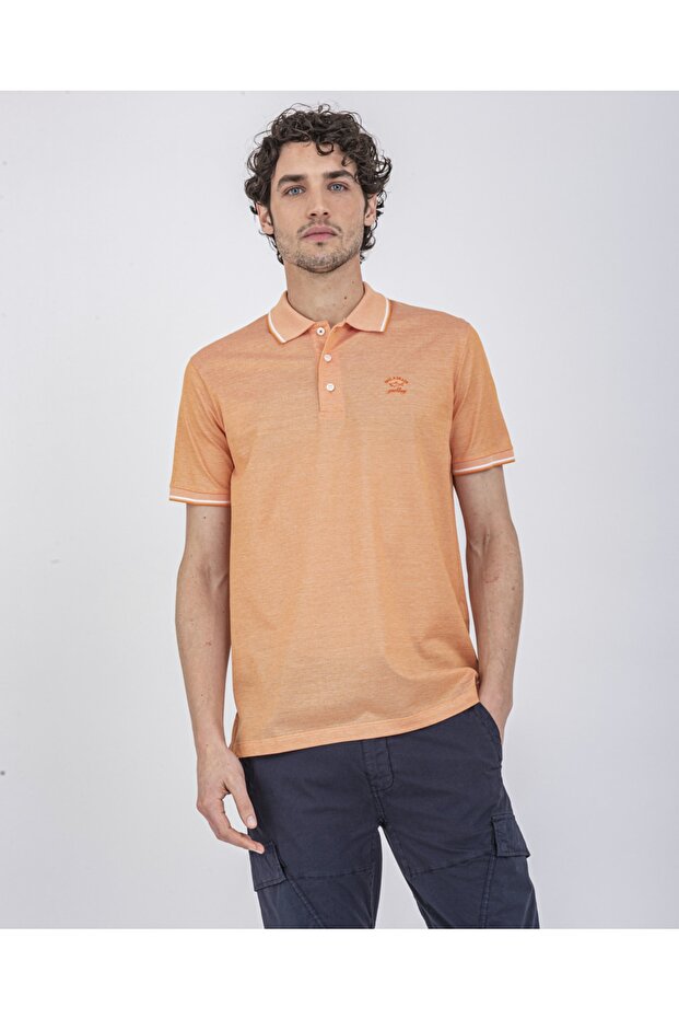 Men's Knitted Poloshirt C.wCotton