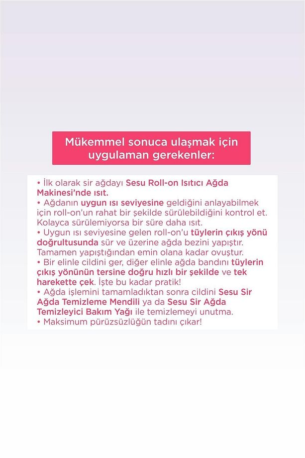 Roll-on Sir Ağda Hassas Cilt 100 Ml X 2 Adet - 5