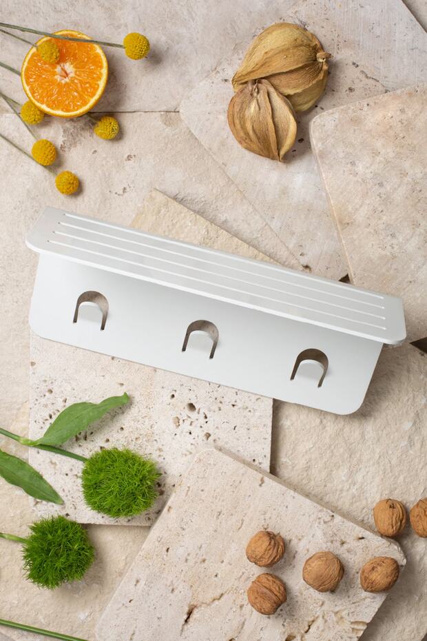 Metal Shower Organizer, Bathroom Organizer, Bathroom Shelf, White Bathroom Organizer