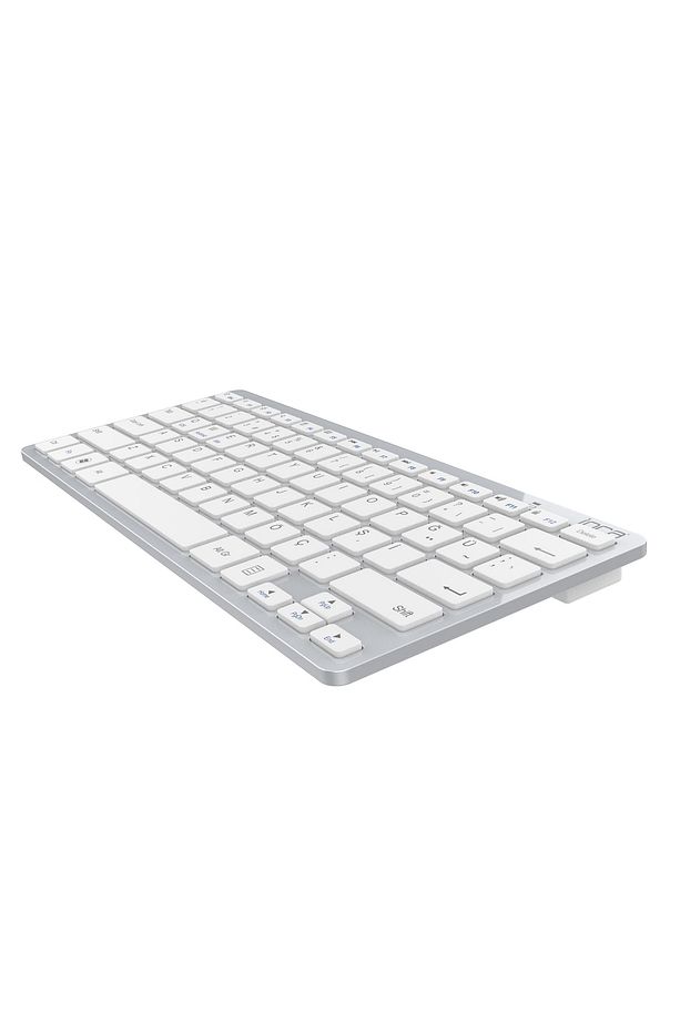 Ibk-569bt Pilli Ultra Ince Bluetooth Akıllı Silver Klavye Windows İos Android Tablet Telefon - 3