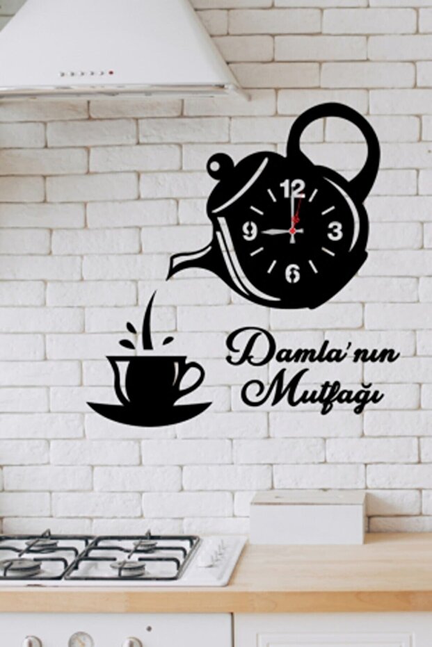 Ahşap Mutfak Saati - 1