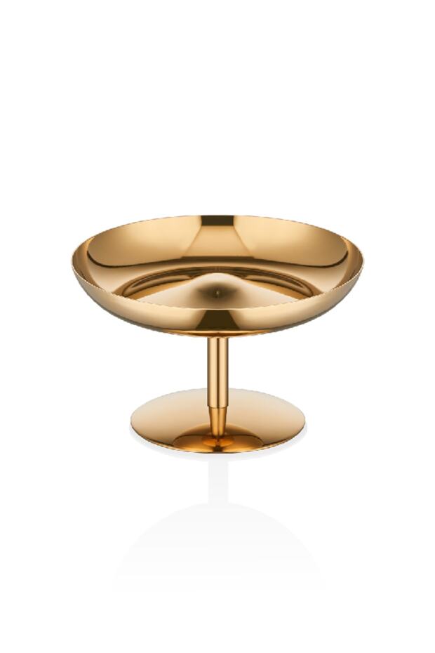 Sphera Footed Snack Bowl - Gold Titanium