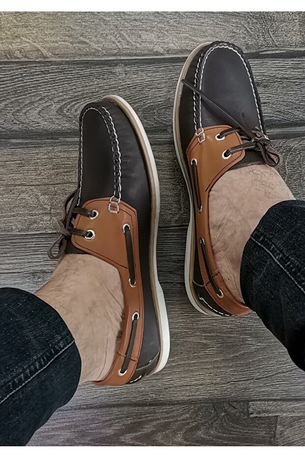 Thermo Sole Genuine Leather Laced Men's Daily Shoes
