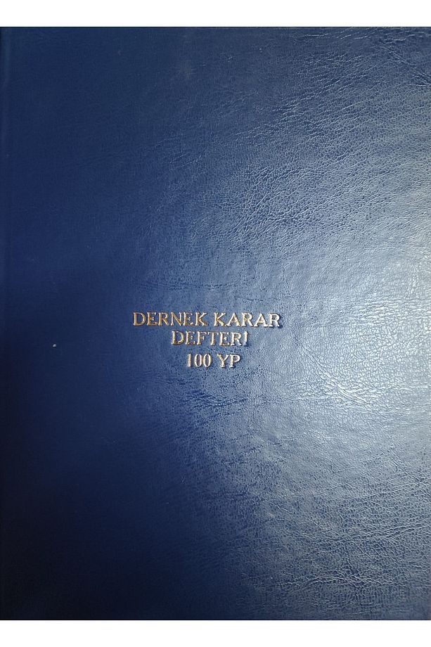 Dernek Karar Defteri 100 Yaprak - 2