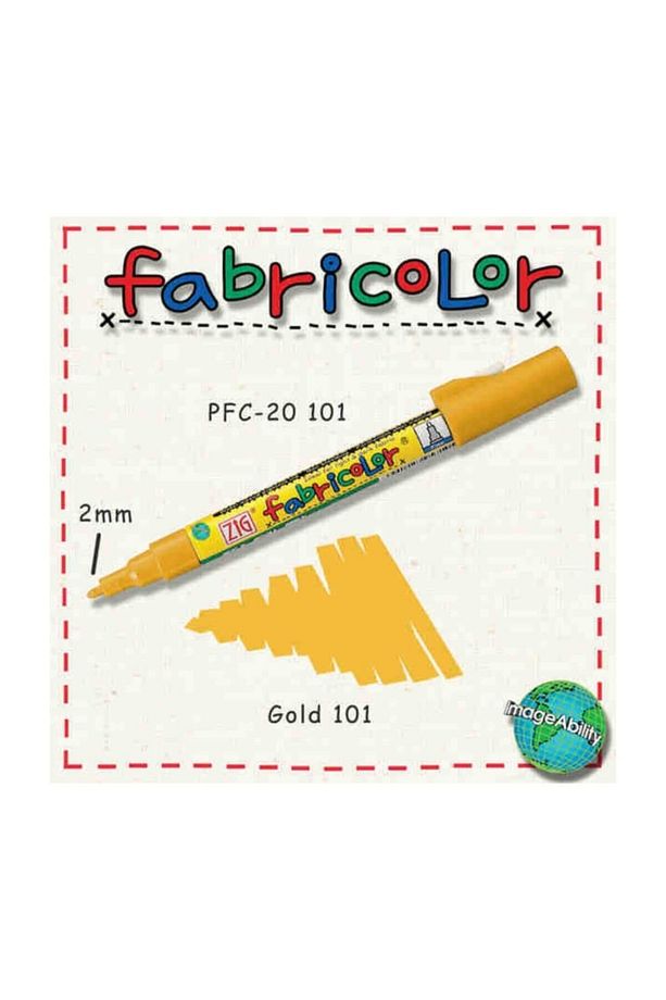 Fabricolor Örtücü Kumaş Boyama Kalemi ALTIN - 2