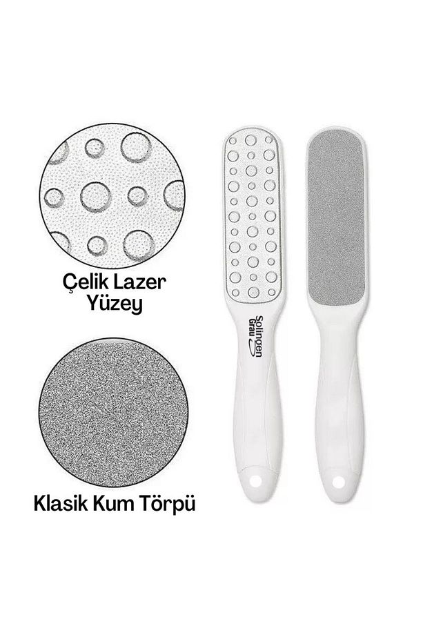 Profesyonel Solingen Paslanmaz Çelik Lazer Topuk Ve Ayak Törpüsü - 3