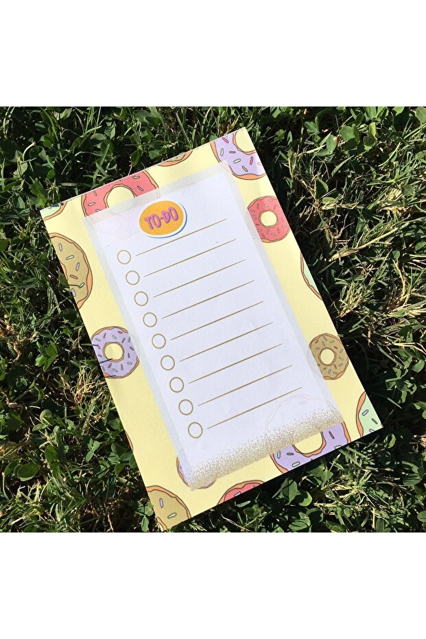 Donat Patterned Note Paper - 1