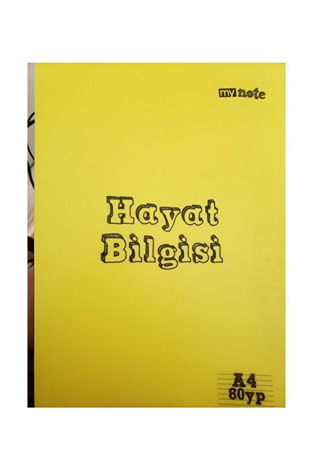 My Note Hayatl Bilgiler Yazılı 80 Yp Çizgili Farklı Renklerde - 1