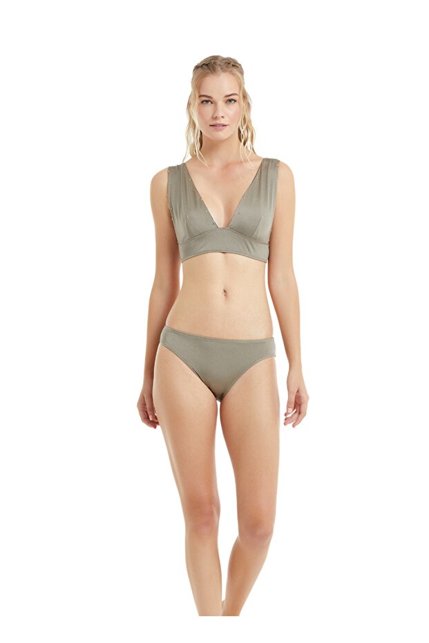 Bikini Üst, 44, Gümüş - 1