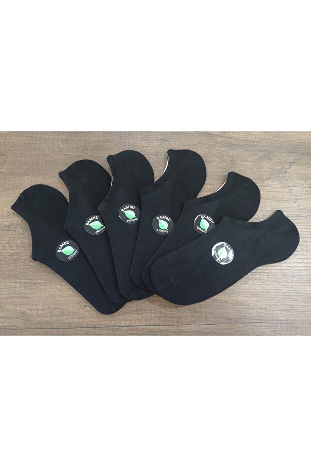Unisex 6 Pairs Bamboo Seamless Invisible Sportswear Socks Sneakers