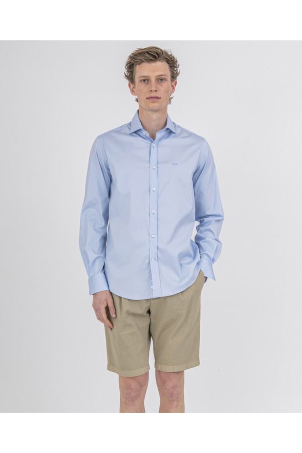 Relaxed Fit Stretch Shirt