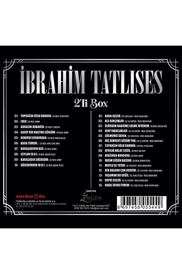 Ibrahim Tatlıses Sabuha & Acı Gerçekler (2'li) Box Set Cd - 2