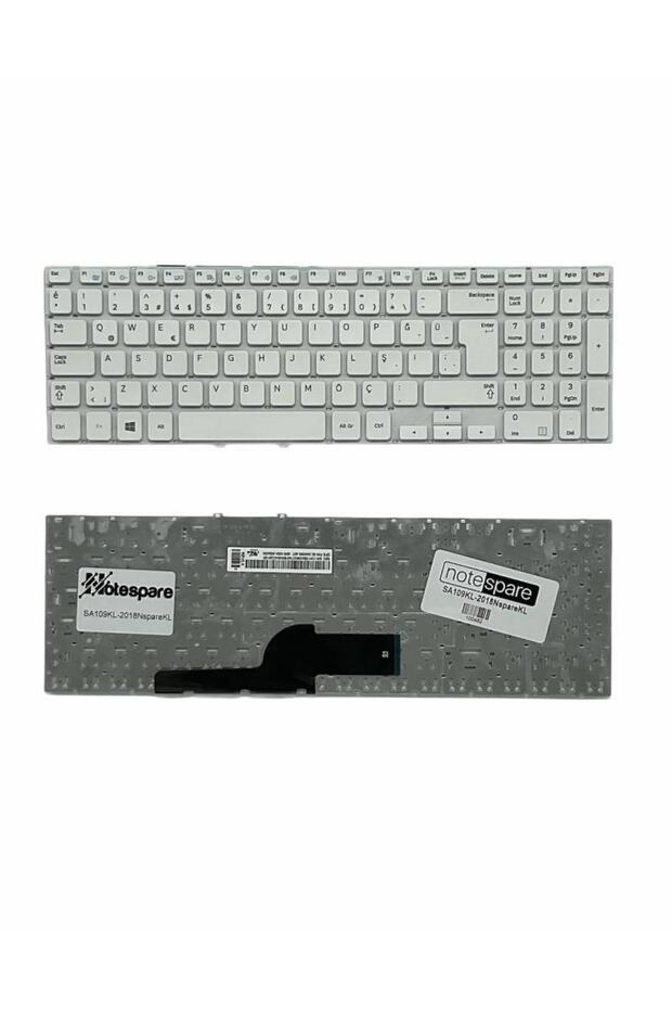 Samsung NP355V5C-S07TR, NP355V5C-S0ATR, NP355V5C-S0BTR Uyumlu Notebook Klavye Beyaz TR - 1