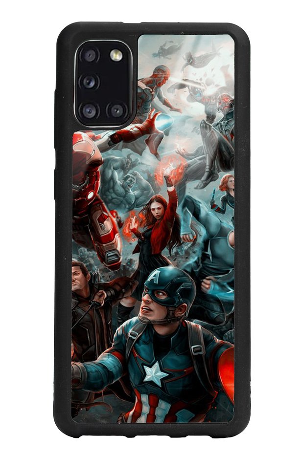 Samsung A31 Avengers Ultron Design Glossy Phone Case
