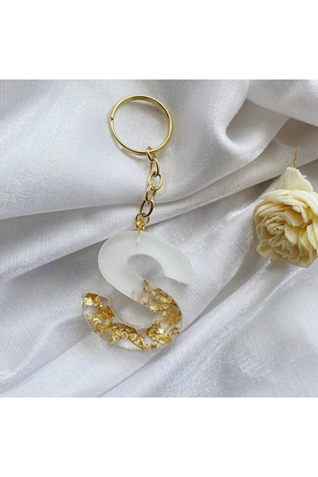 حلقة مفاتيح دائرية لولبية فضية 5 قطع - 2