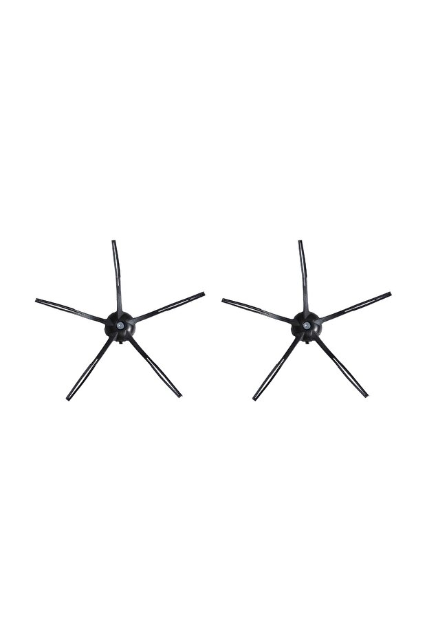 Roborock S5 Max - أسود، 2 فرشاة جانبية متوافقة - 1