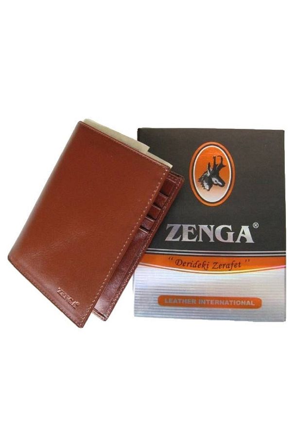 Orjinal Deri Erkek Cüzdanı 102-4 Taba Renkli - 2