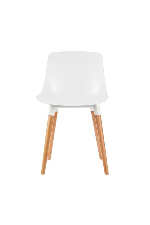 Shell Eames Düz Sandalye Beyaz - 1