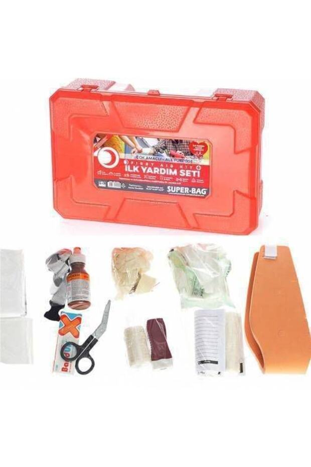 Super-bag Car First Aid Kit and Bag Full Inside Regulatory