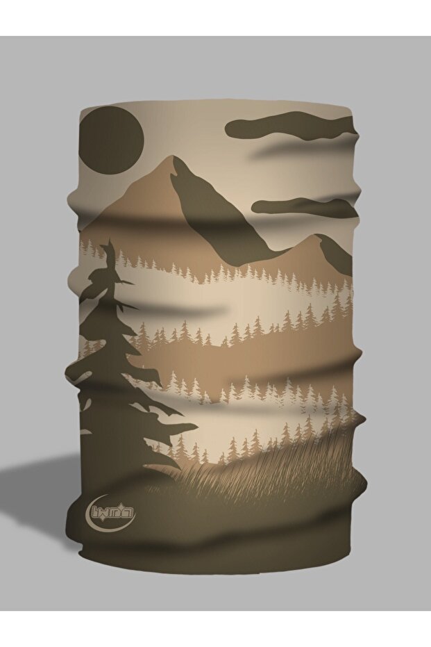 Landscape Patterned Neck Collar - Paphos - 1