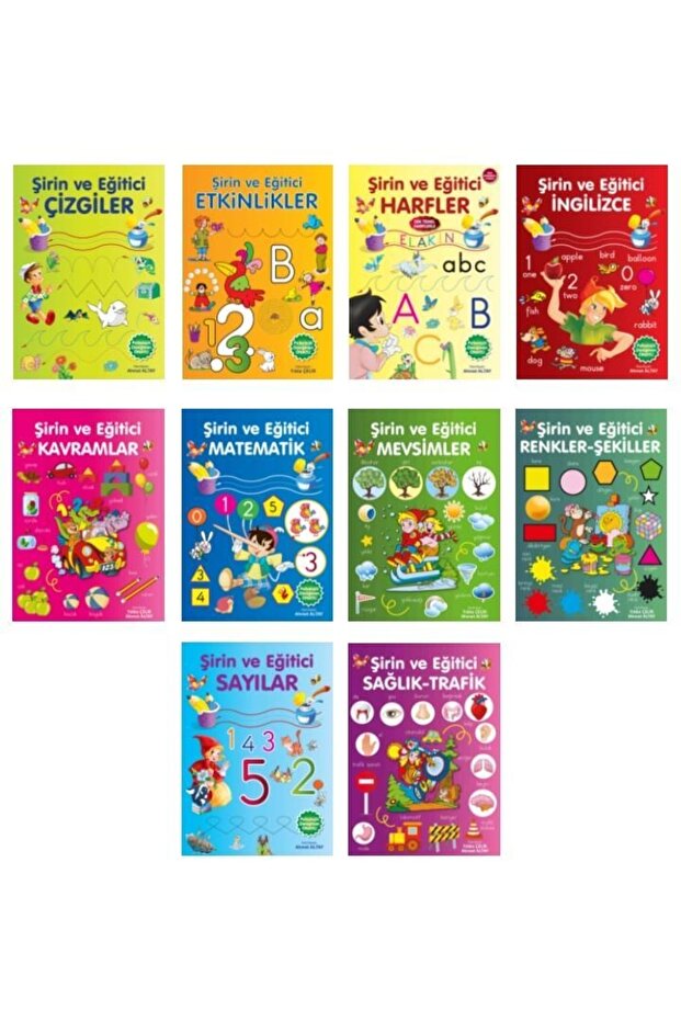 Cute and Educational Activities Set 10 Books