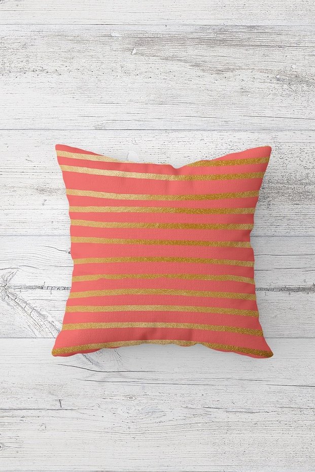 One Side Printed Hidden Zipper Decorative Pillowcase Throw Pillow Case Seat Pillowcase