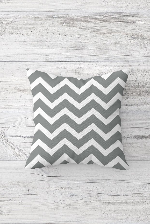 One Side Printed Hidden Zipper Decorative Pillowcase Throw Pillow Case Seat Pillowcase