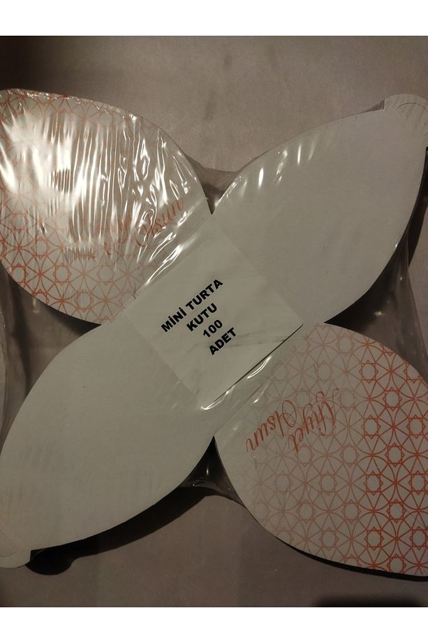 Mini Prenses Yaş Pasta Kutusu(100adet) - 1