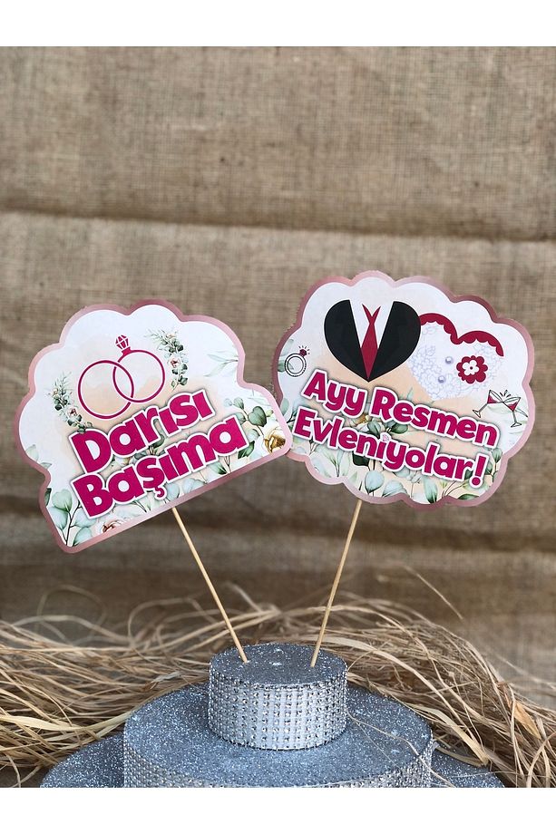 Bride To Be Temalı 12 Adet Konuşma Balonu Darısı Başıma Listesi Bekarlığa Veda Partisi Süs Seti - 4