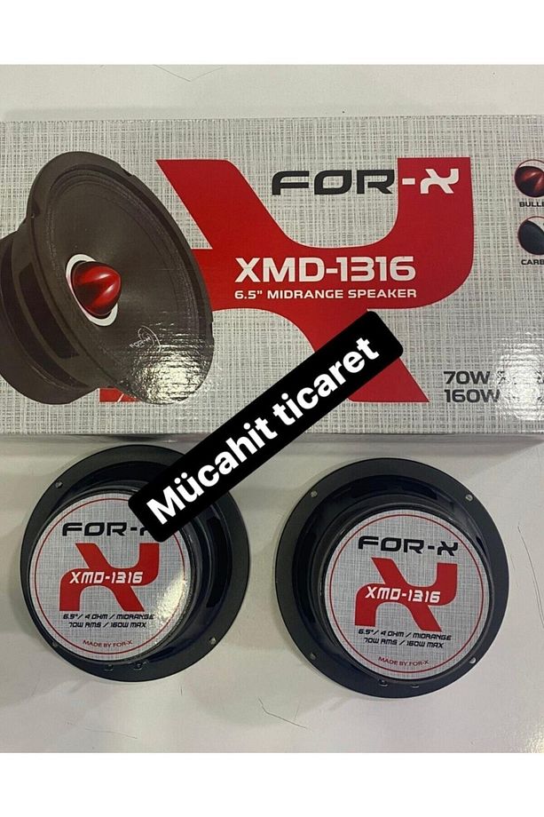 Forx Xmd-1316 16cm Midrange 160wat 70rms Yeni Seri Kapaksız Iki Adet - 1