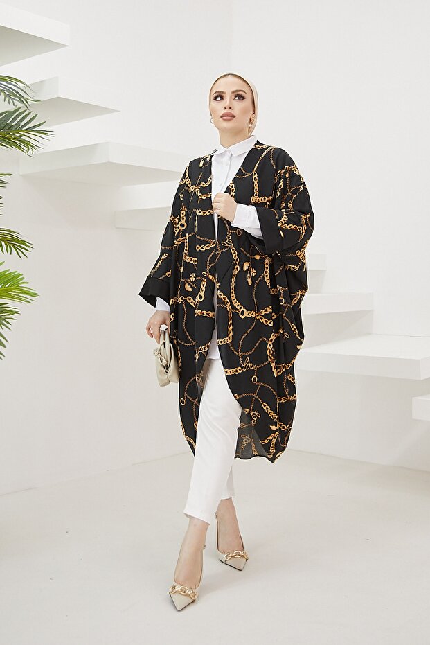 Chain Pattern Kimono - 2
