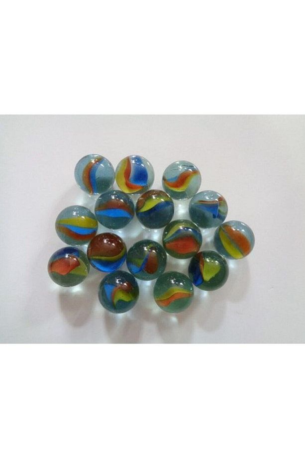 50 Adet Cam Misket Bilye Cilli 50'li Paket Nostaljik Oyuncak Standart Boy - 2