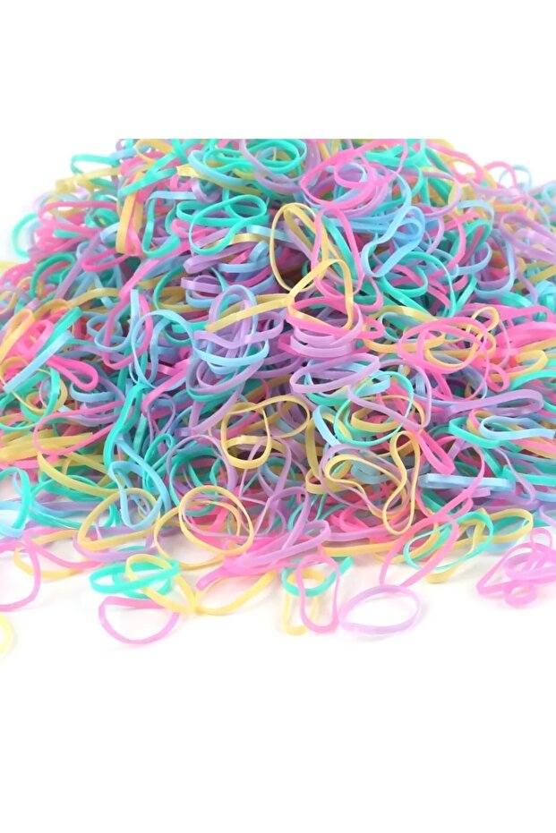 1000 Adet Pastel Perma Lastiği - 1