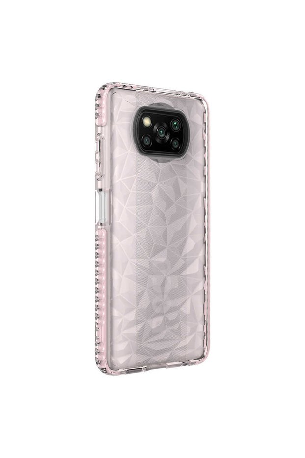 Xiaomi Poco X3 Case Prism Design Clear Buzz Cover with Skidproof Edge