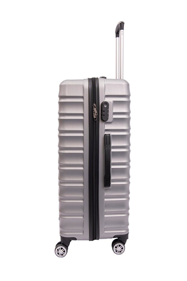 Valiz Seti Mv-05 Gümüş Gri - 5
