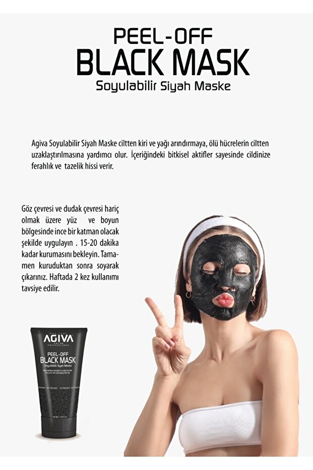 Siyah ve Gold Soyulabilir Maske Seti - 4
