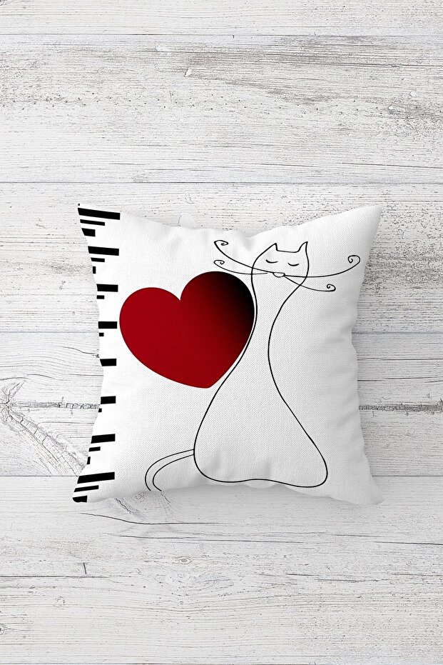 One Side Printed Hidden Zipper Decorative Pillowcase Throw Pillow Case Seat Pillowcase