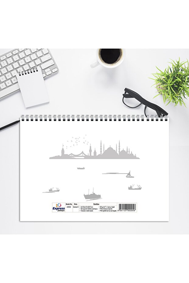 مخطط أسبوعي مقاس A4 اسطنبول 1 - 3