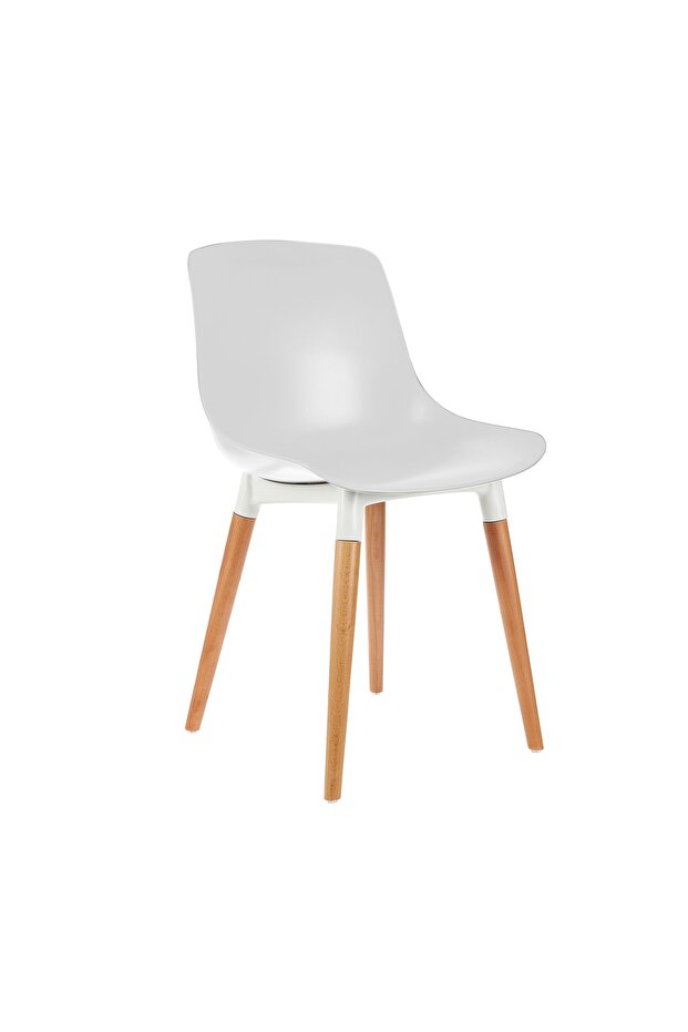 Shell Eames Düz Sandalye Beyaz - 2
