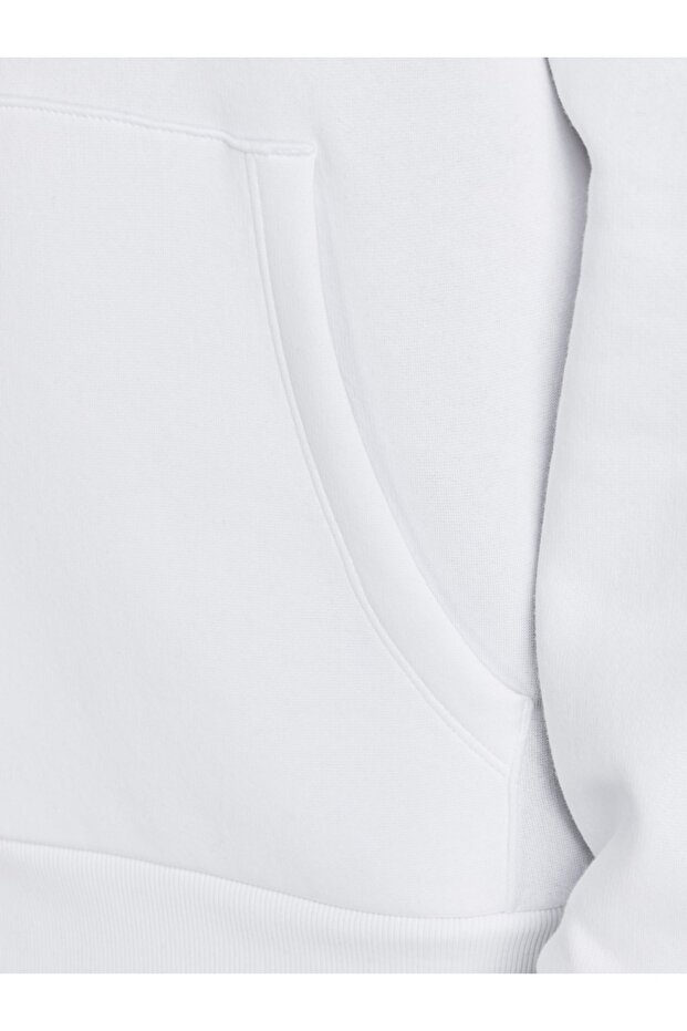 Kapüsonlu Logo Baskili Sweatshirt