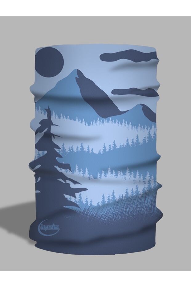 طوق رقبة منقوش بمناظر طبيعية - باف - 1