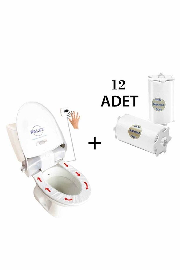 Sensörlü Hijyenik Klozet Kapağı + 12 Adet Yedek Rulo - 1
